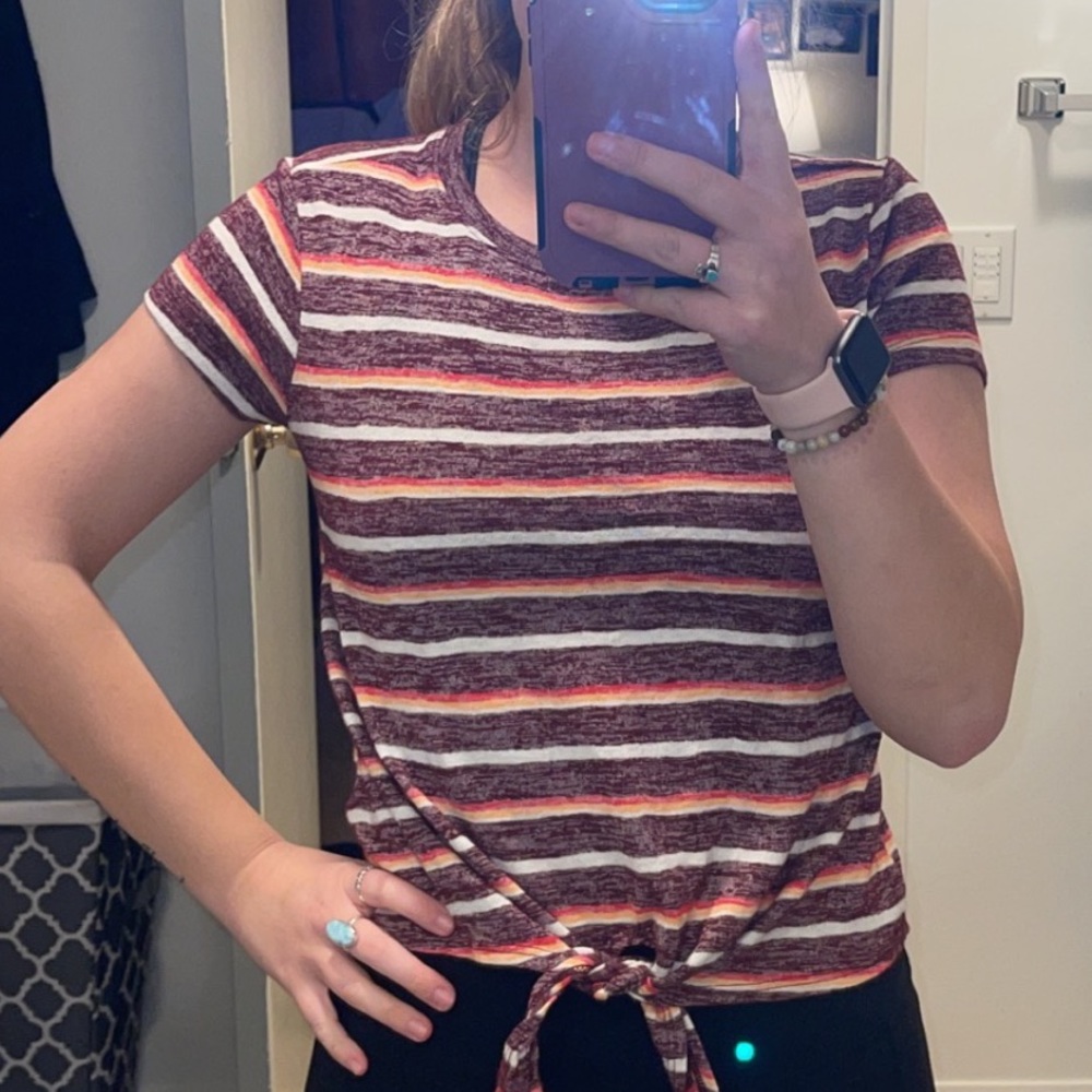 Stripped Retro Top
